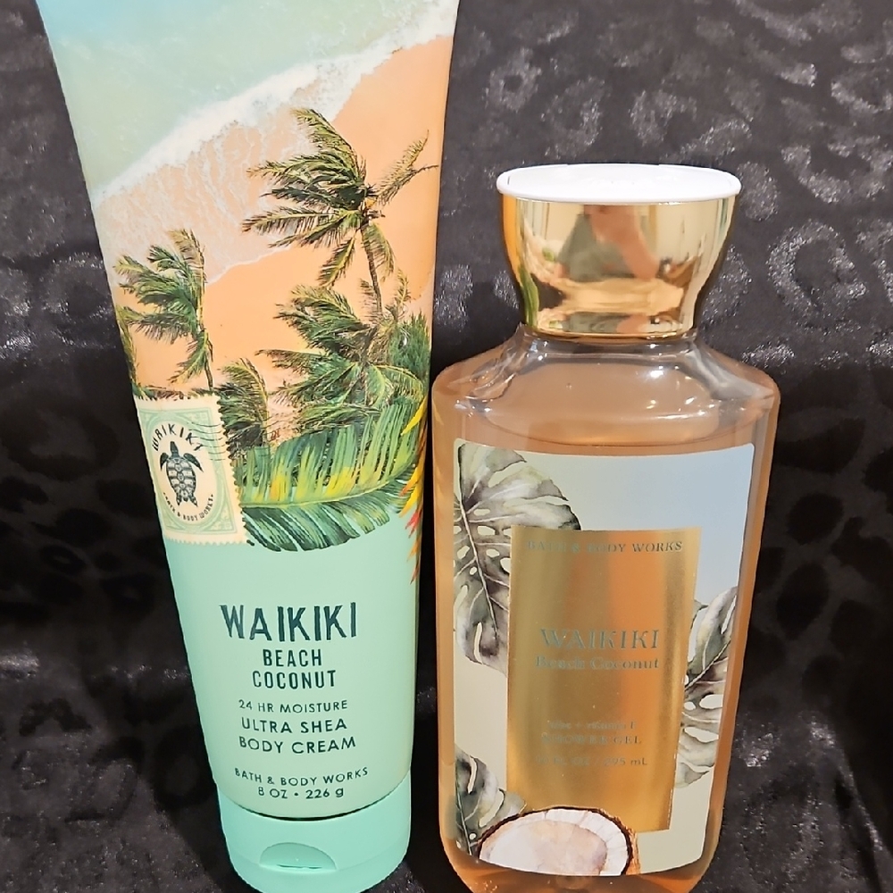 Bath & Body Works in the "Waikiki Beach Coconut" scent
